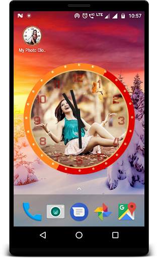 My Photo Clock live wallpaper screenshot 4