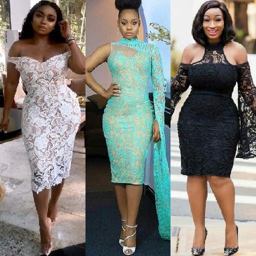 9ja Lace Short Gown Styles. 5.5.6