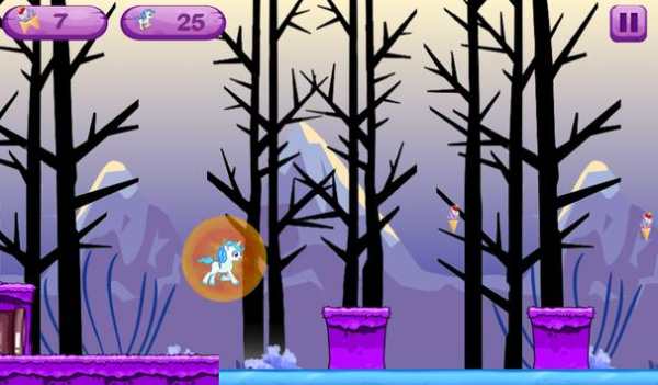 Sper Unicorn Mario Run 1 screenshot 3