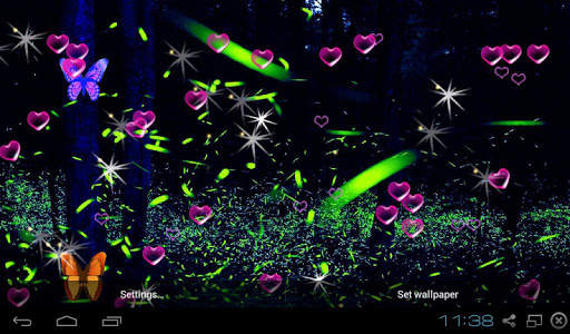 Firefly Live Wallpaper - Screen Lock, Sensor, Auto screenshot 8