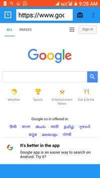 Indian Fast Browser screenshot 1