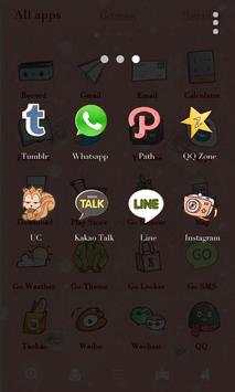 Cool Girl  Go Launcher Theme screenshot 3