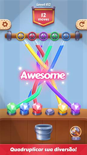 Tangle Fun 3D - Desamarrar nós screenshot 3