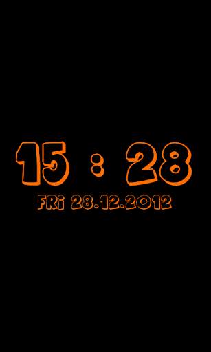 Fullscreen Clock screenshot 3