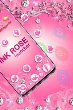 Pink Rose Launcher screenshot 4