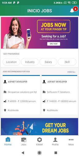 INICIO Jobs App screenshot 2