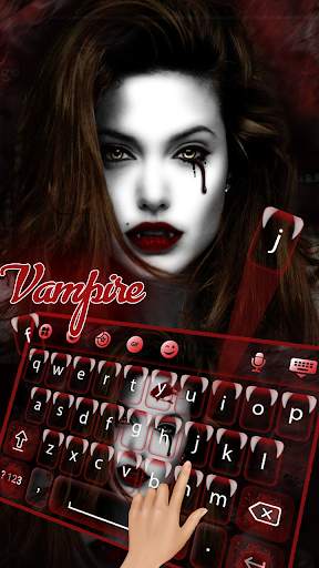 Vampire Keyboard Theme स्क्रीनशॉट 2
