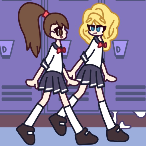 School Locker and Girls: Guide icon