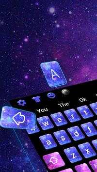 Dream Galaxy Keyboard Theme screenshot 1