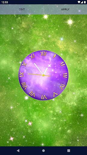 Space Clock Live Wallpaper screenshot 7