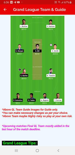 Apps2Win™ -Fantasy Tips & Guide for Dream11 screenshot 7