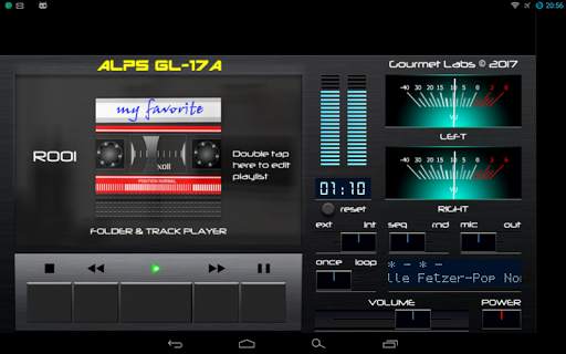 Alps GL-17A folder player vintage VU-meter deck screenshot 8
