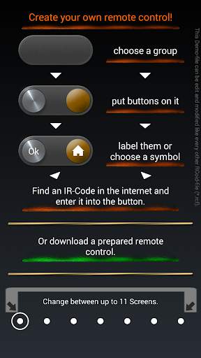 RCoid free - IR Remote Control screenshot 1