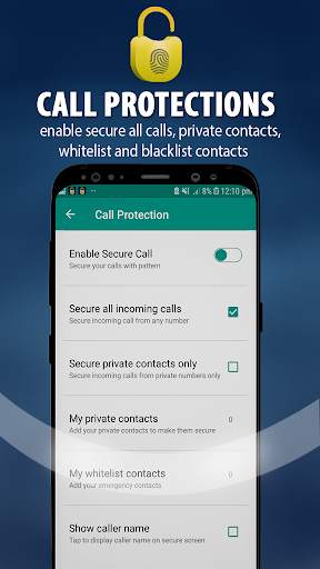 Fingerprint Lock ,Pattern lock,App Lock,Call lock screenshot 6