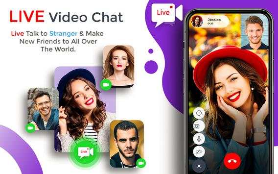 Live Video Call - Live Talk With Random People screenshot 1