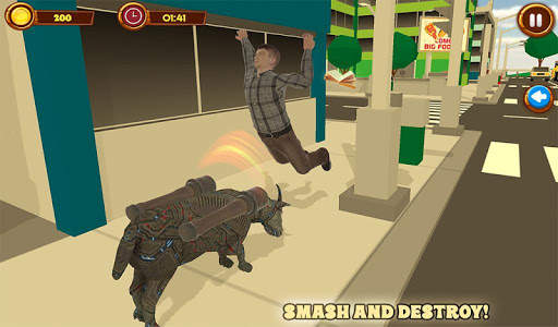 Angry Robot Goat Simulator: Rampage of Europe screenshot 7