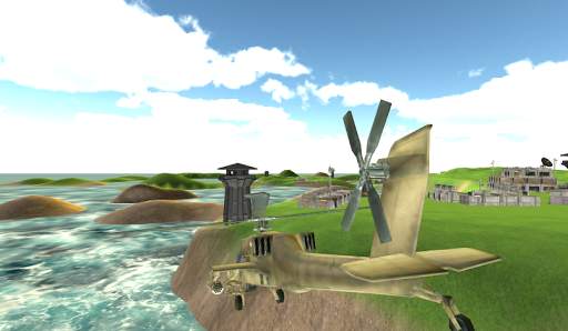 Fly Helicopter Flight Sim 3D screenshot 4