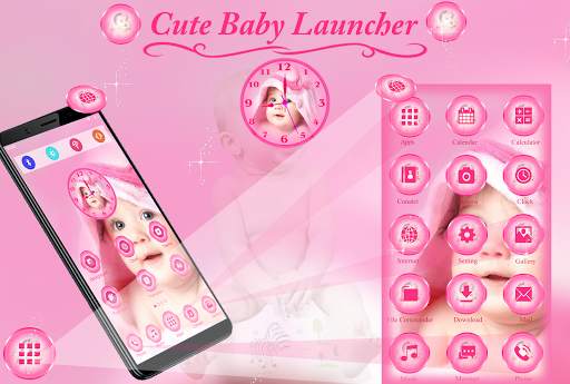 Cute Baby Launcher screenshot 1