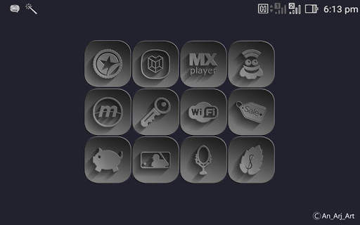 Tha_Black - icon pack screenshot 4