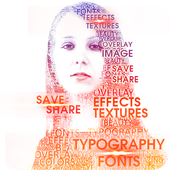 Typo Effect-Fonts Photo Editor आइकन