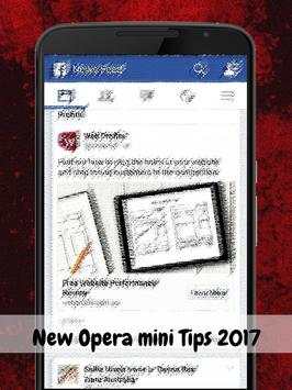 New Opera mini 2017 Tips&Trick screenshot 1