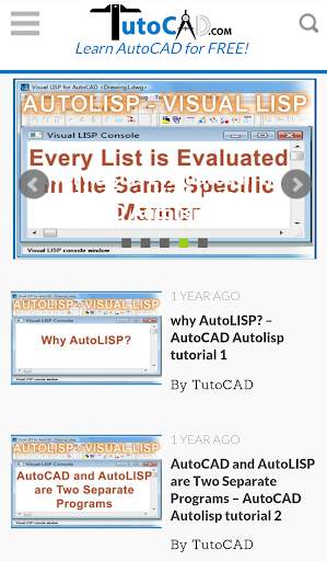 AutoCAD tutorials 2D/3D - Learn AutoCAD for free screenshot 6