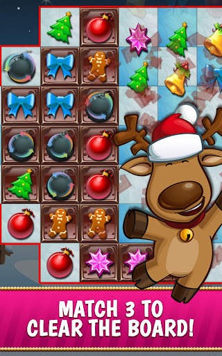 Christmas Crush Holiday Swapper Candy Match 3 Game स्क्रीनशॉट 2