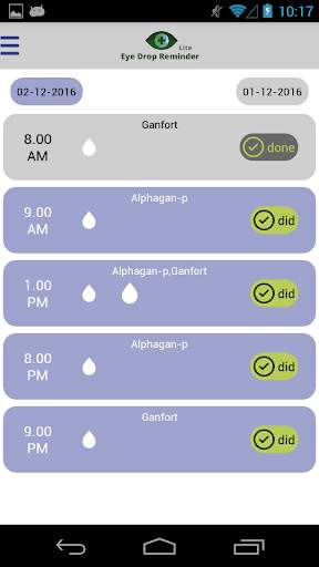 Eye Drop Reminder Lite screenshot 2