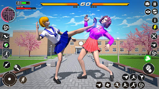Anime School : Karate Fighting screenshot 1