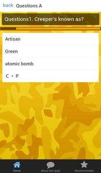 Quiz for Minecraft game test screenshot 2