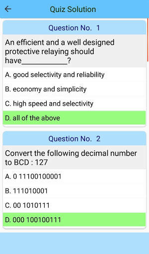 Electrical Engineering MCQs скриншот 8