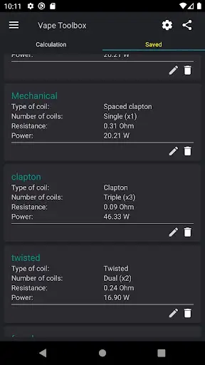 Vape Toolbox Lite screenshot 7