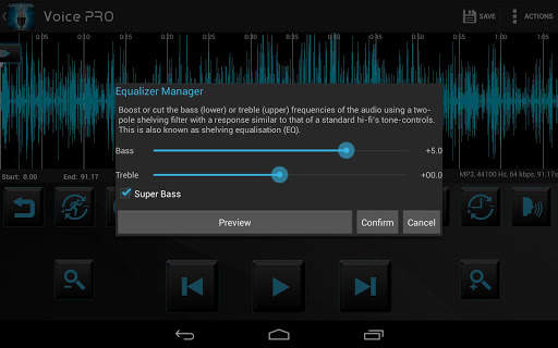 Voice PRO - HQ Audio Editor screenshot 2