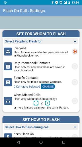 Flash Profile For Calls screenshot 2