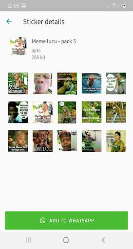 Stiker WA Gambar Meme Lucu screenshot 5