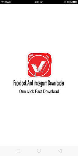 Free Video Downloader For Facebook And Instagram screenshot 1