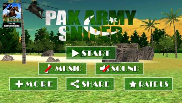 Pak Army Sniper: Free shooting games- FPS screenshot 1