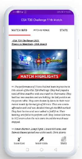 Cricket live score screenshot 6