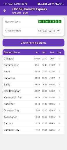 Train Enquiry PNR Status screenshot 4