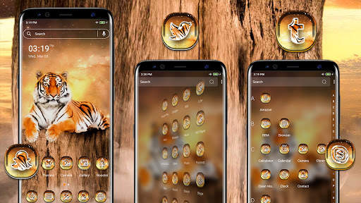 Royal Tiger Launcher Theme screenshot 2