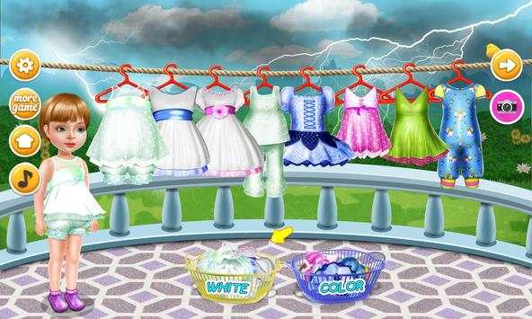 Wash laundry games for girls screenshot 6