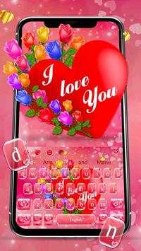 Romantic Heart Keyboard screenshot 1