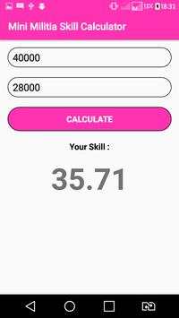 Mini Militia Skill Calculator screenshot 4