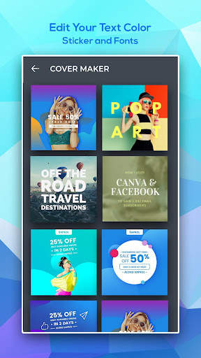 Cover Photo Maker : Post Maker screenshot 1