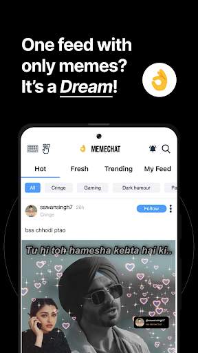 MemeChat: Meme, Keyboard, News screenshot 5