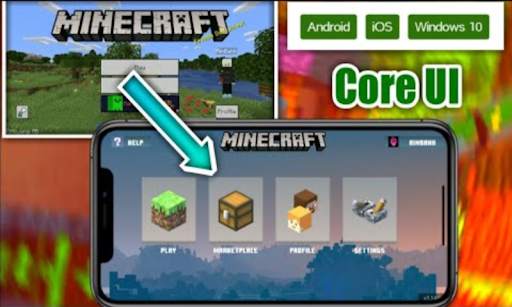 Core UI Concept Pack Mod MC Pocket Edition screenshot 2