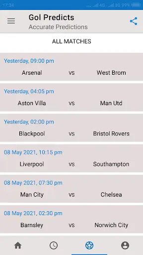 Gol Predicts screenshot 5