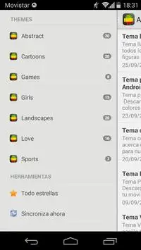 Themes for Android screenshot 1