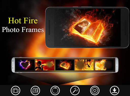 Hot Fire Photo Frames Effects Editor HD 2018 screenshot 2