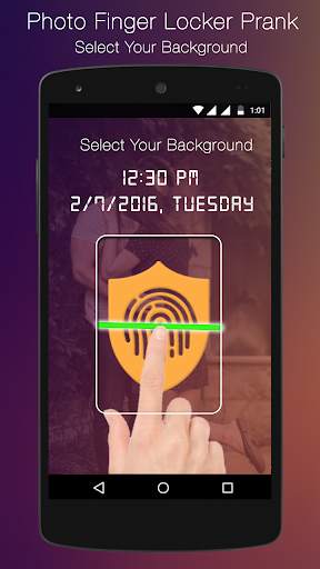 Photo Finger Print Lock Prank 4 تصوير الشاشة